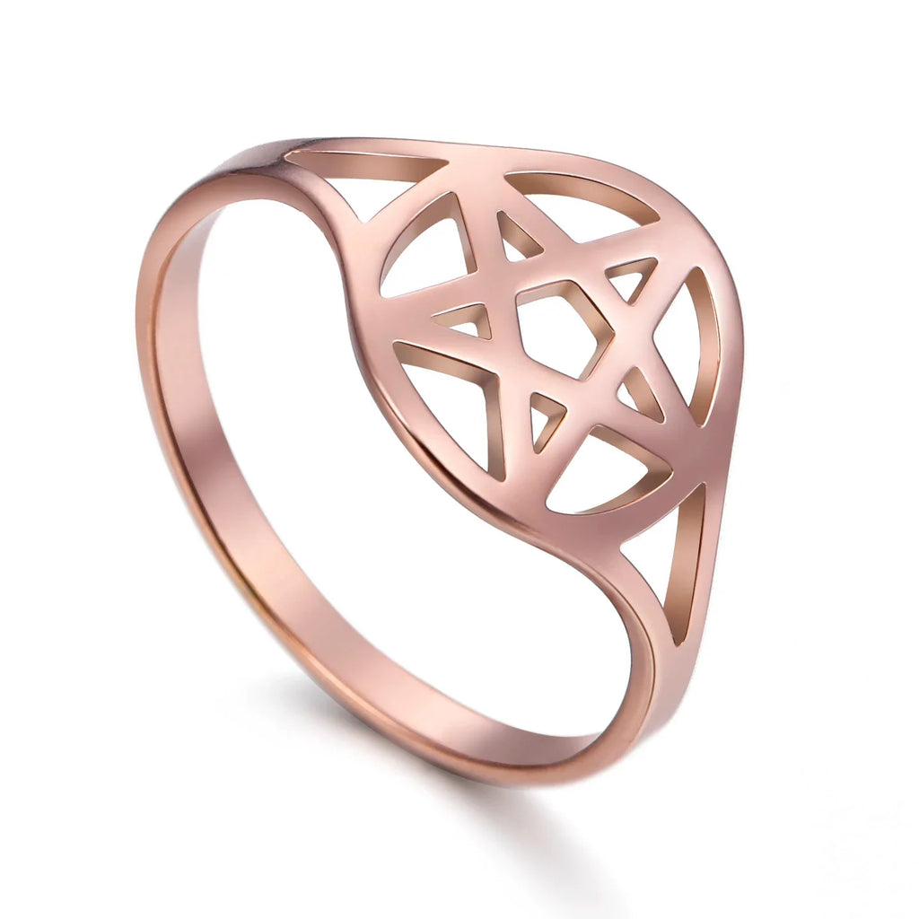 Pentacle Stainless Steel Rings