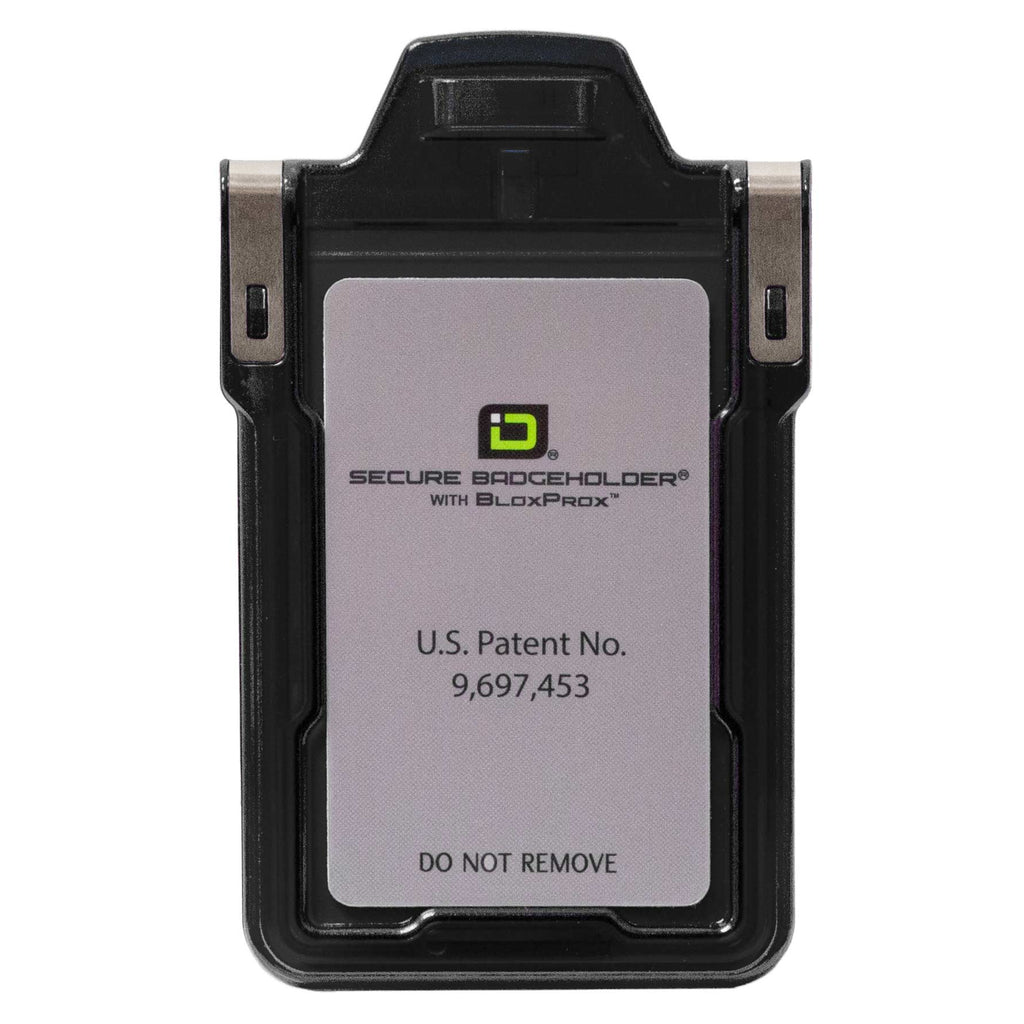 Secure Badge Holder Classic with BloxProx™ - Protects 125Khz HID Prox 1 ID Card Holder