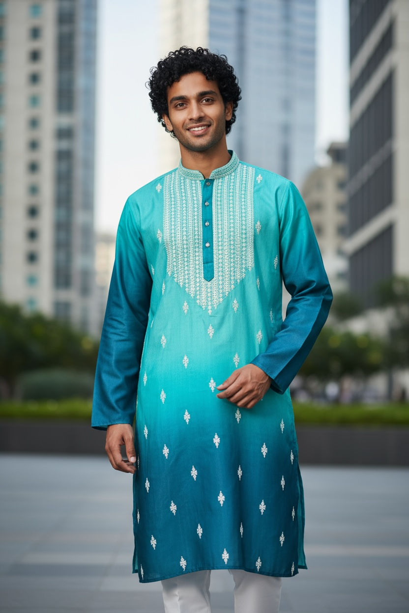 Silk kurta pajama set