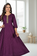 Rayon cotton long kurti
