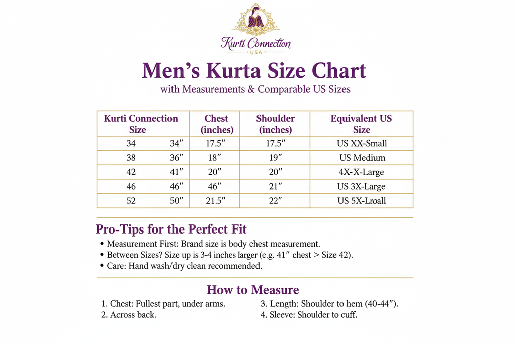 Silk cotton kurta set for men