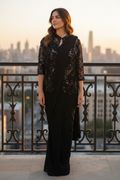 Ready to wear saree with overcoat
