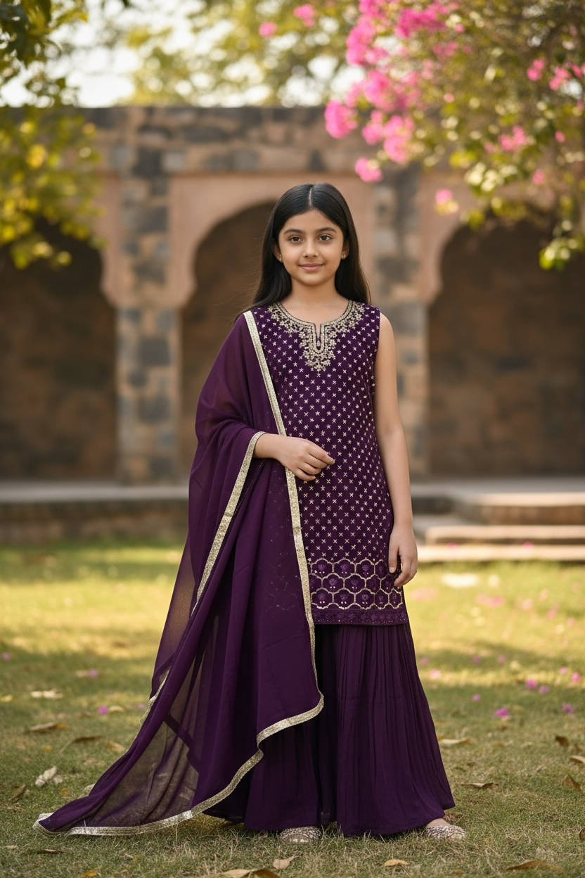 Kids Sharara suit : girls