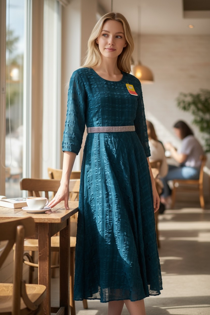 Chiffon long Kurti