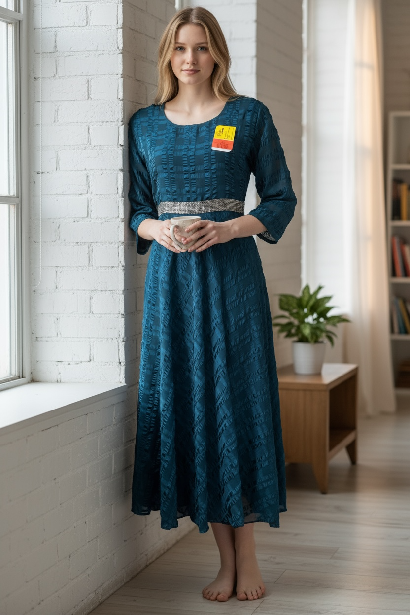 Chiffon long Kurti
