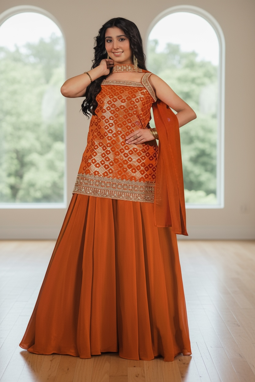 Banarasi sharara suit