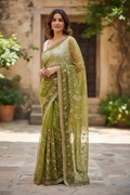 Lightweight tissue silk saree