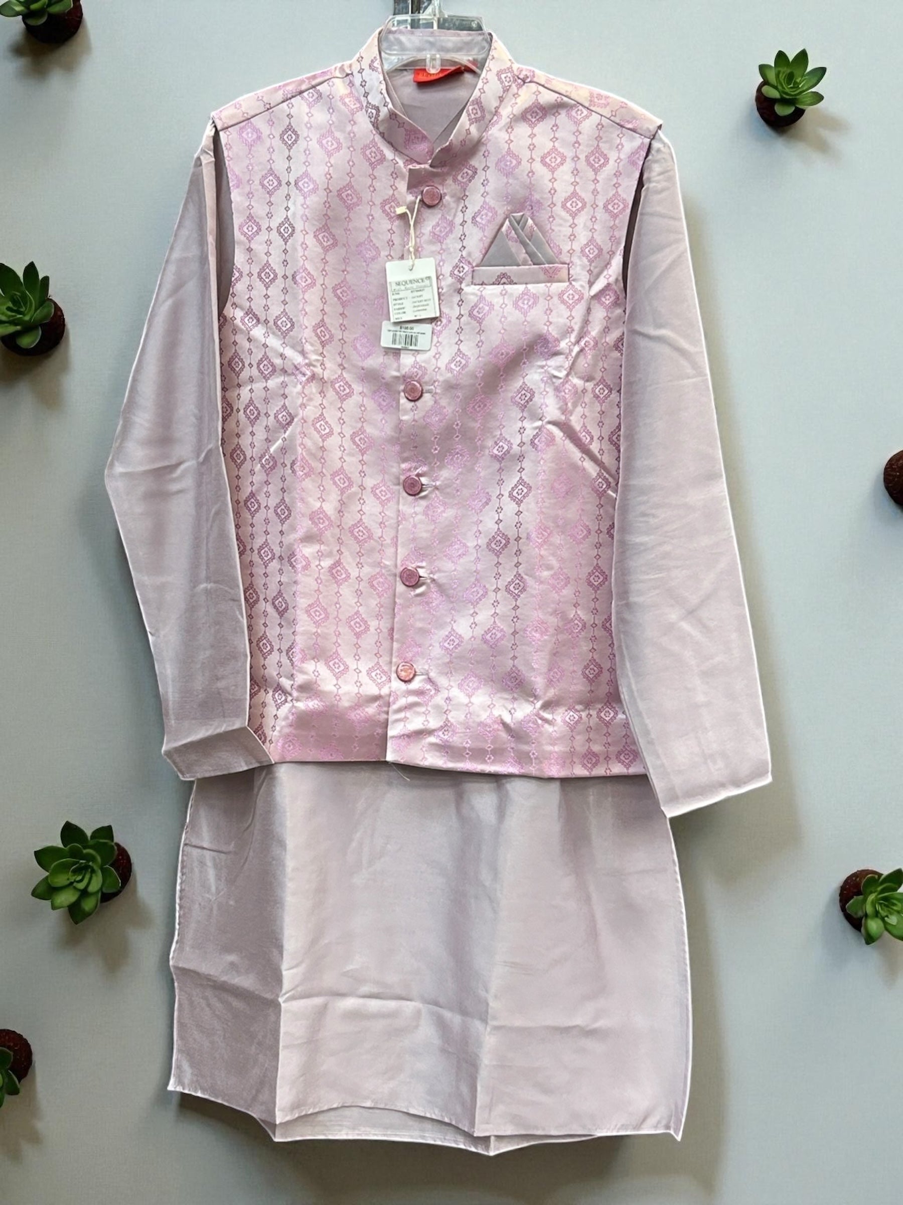Men’s kurta set with jacket