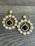 Fresh water pearl earrings