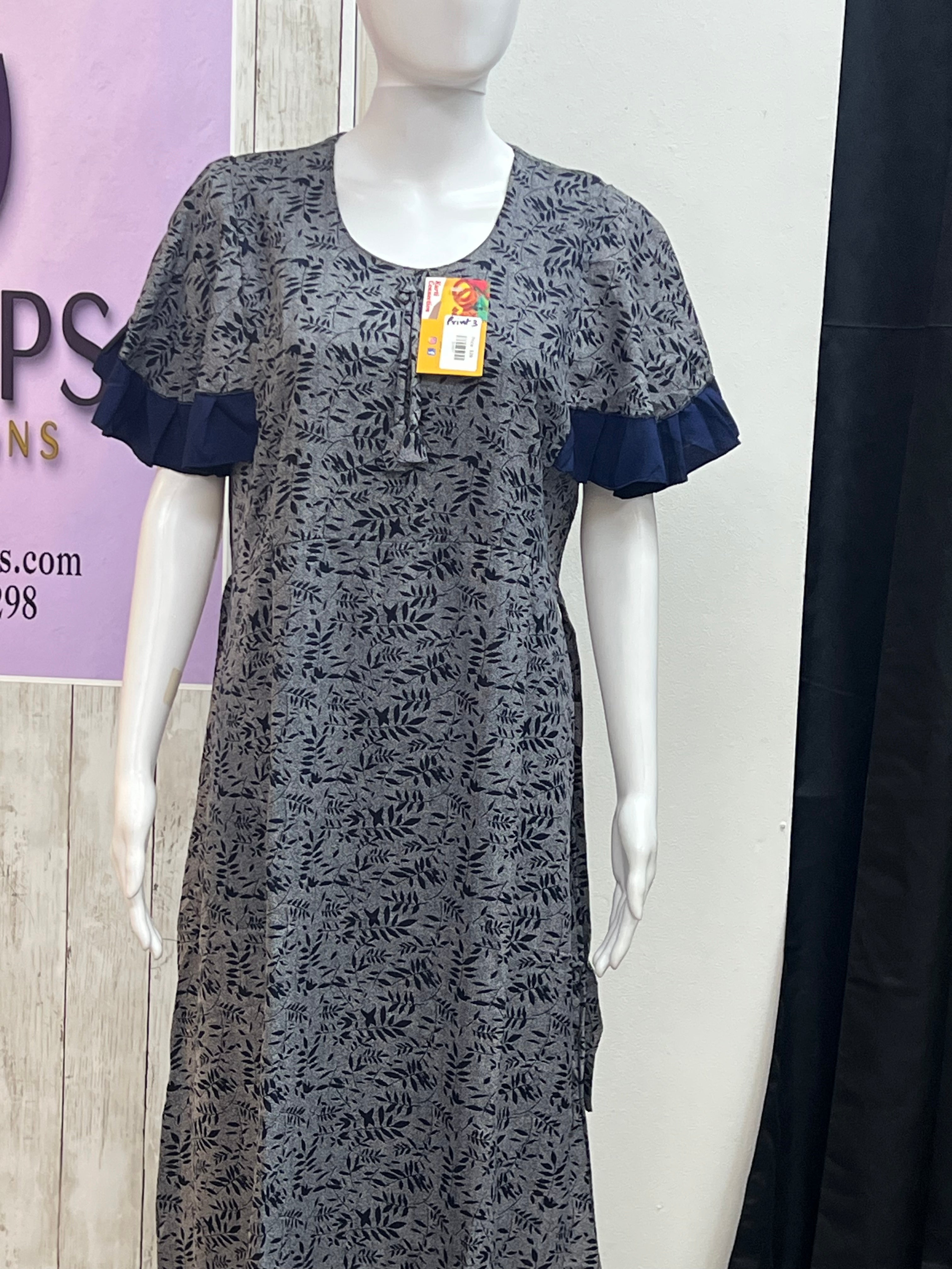 Rayon nighty / Indian night wear