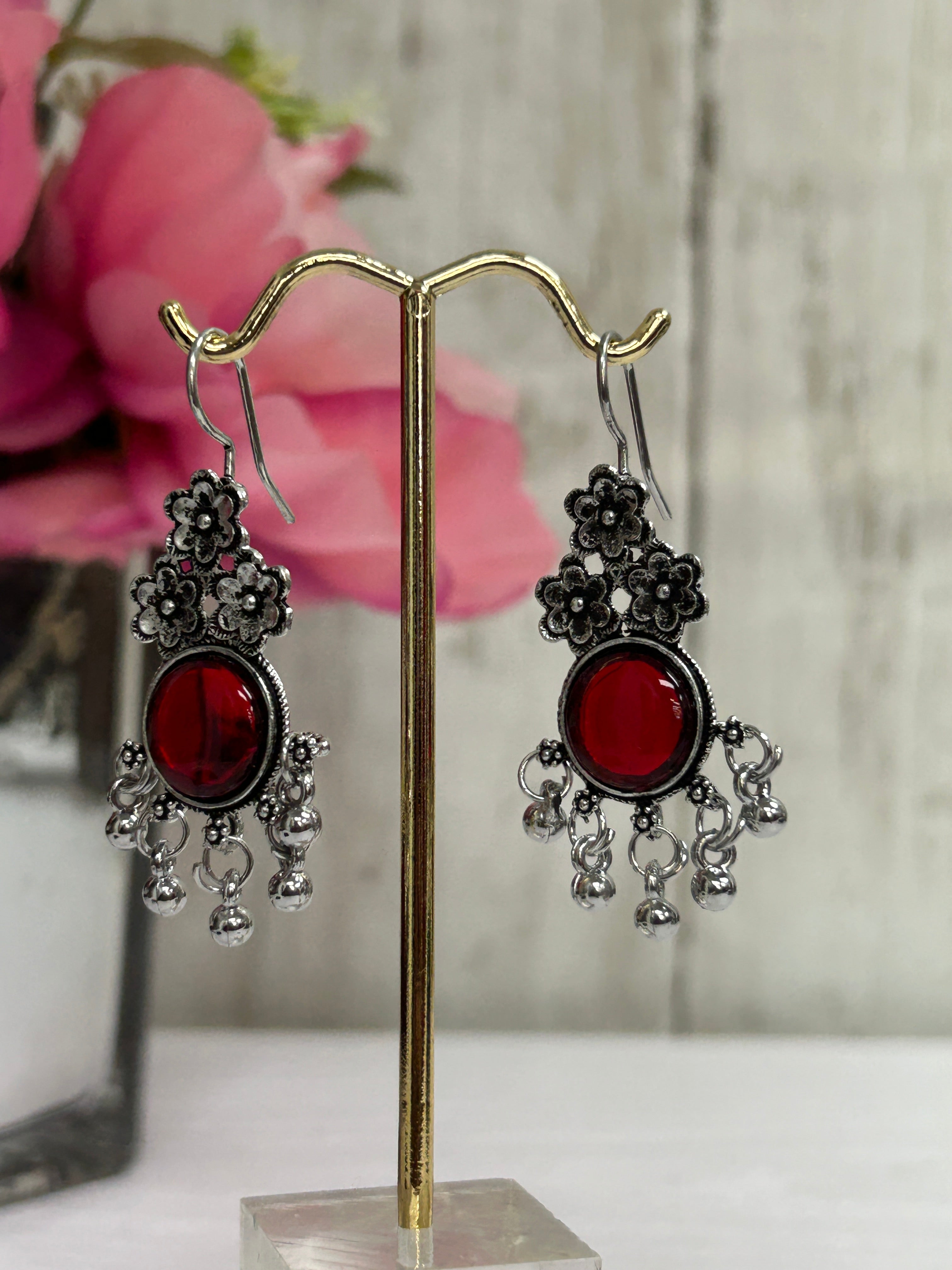 Oxidized earrings | hanging earrings