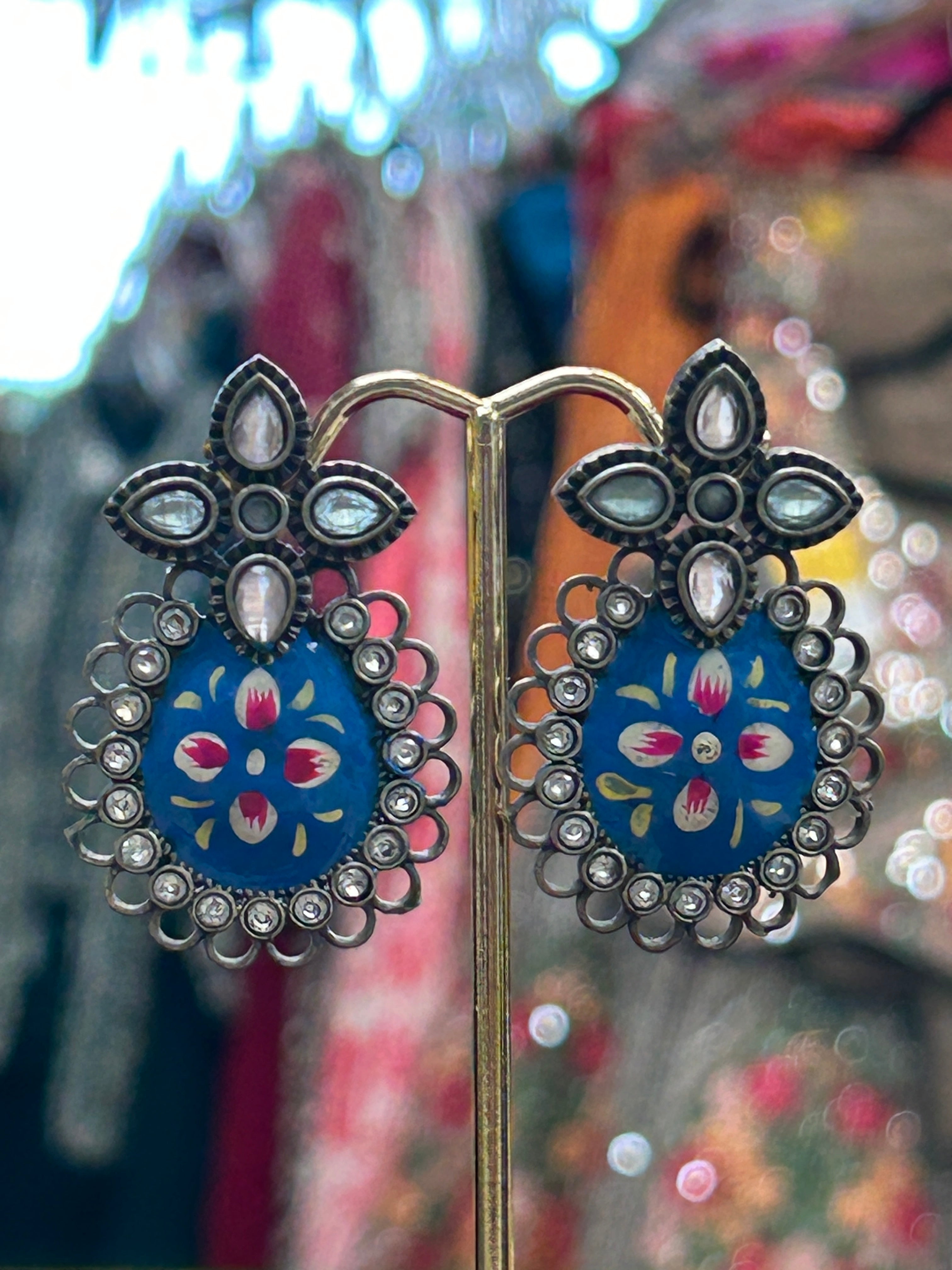 Hand painted earrings