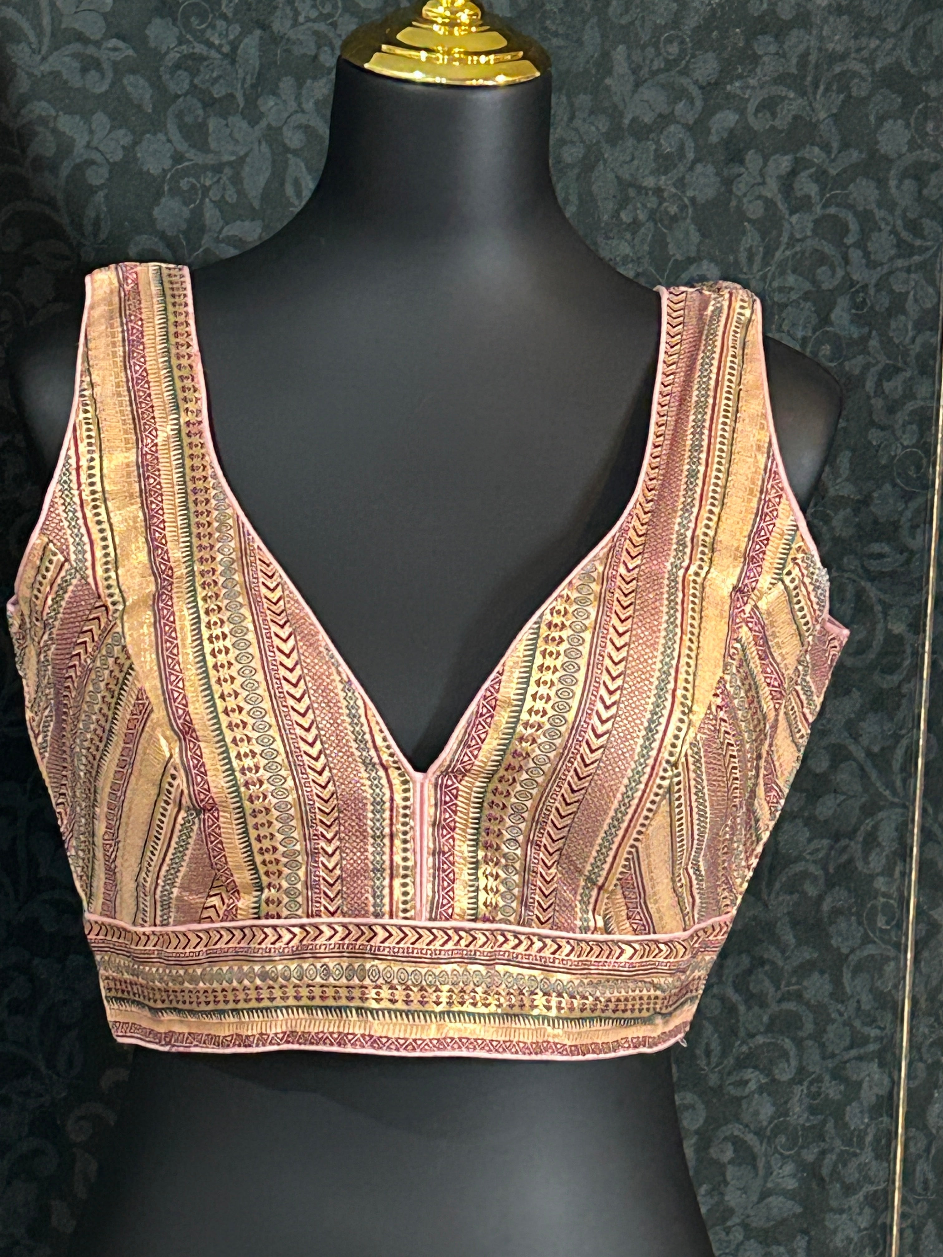 Silk blouse : brocade silk blouse