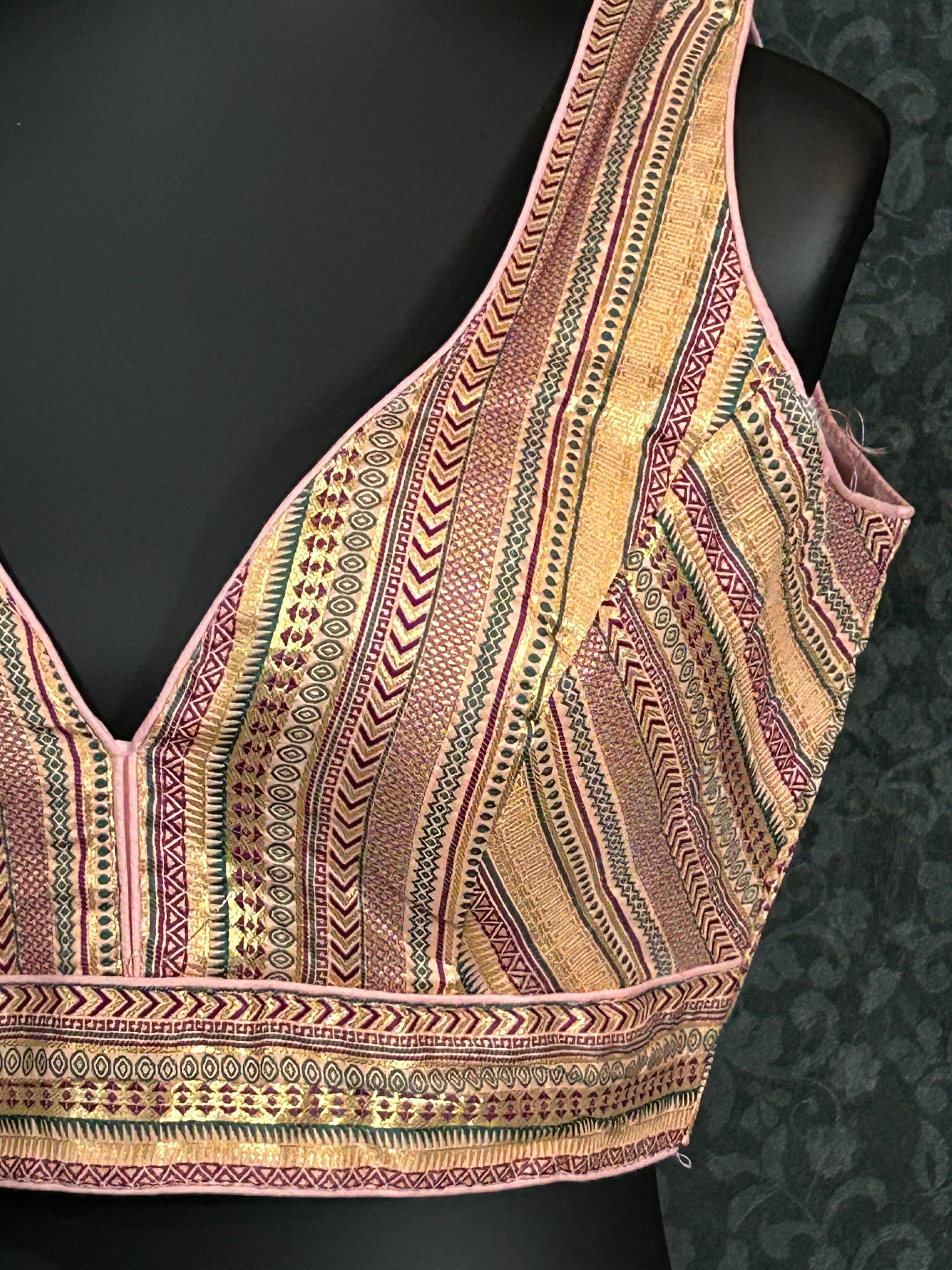 Silk blouse : brocade silk blouse