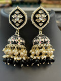 Meenakari jhumki
