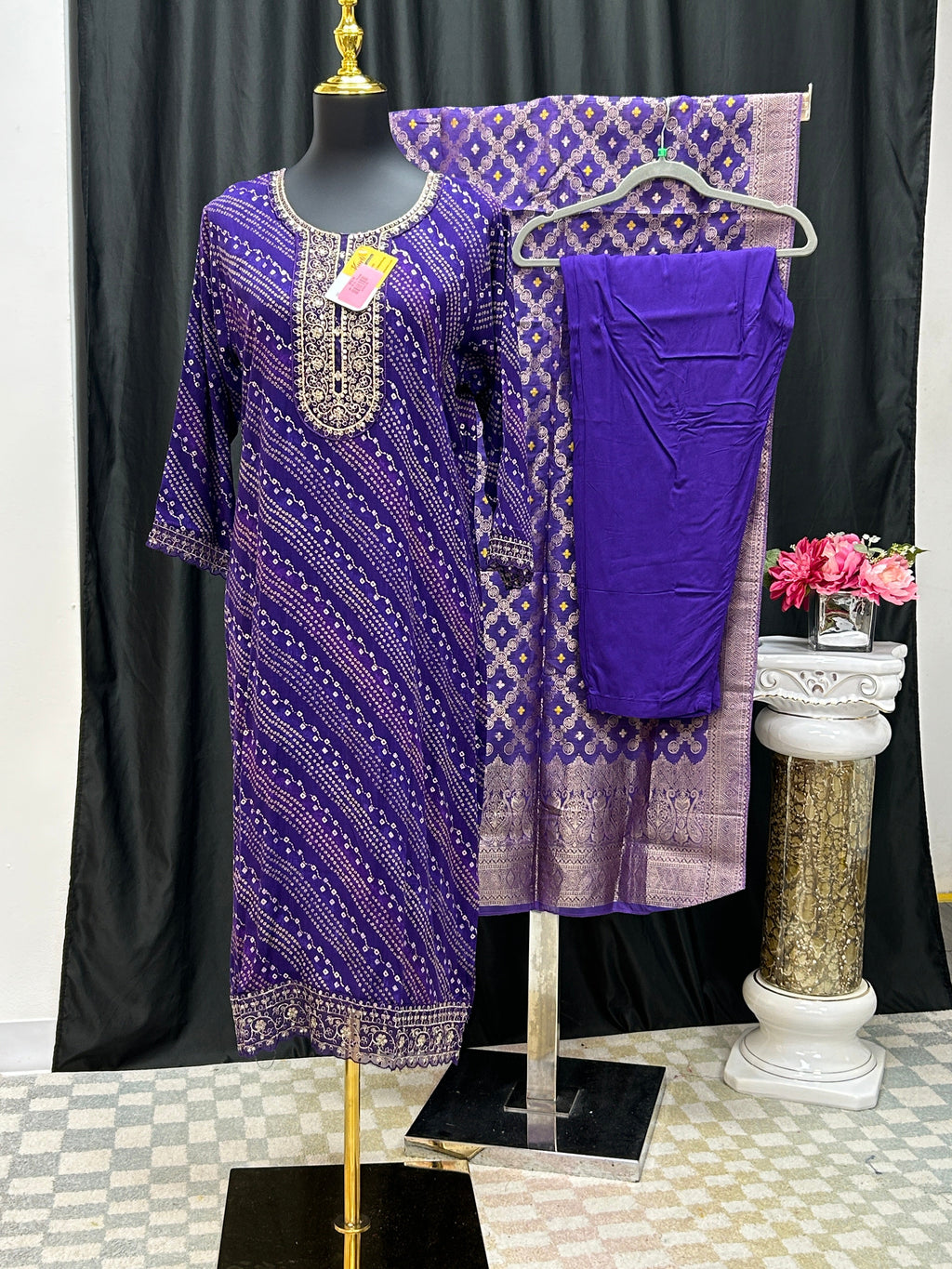 Soft cotton Bandhani salwar sets