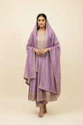 Anarkali party wear dress : Violet
