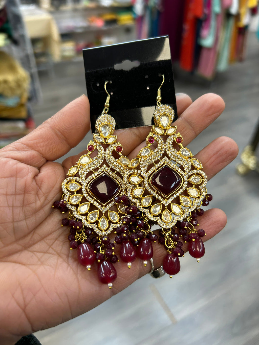 Kundan earrings