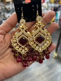 Kundan earrings