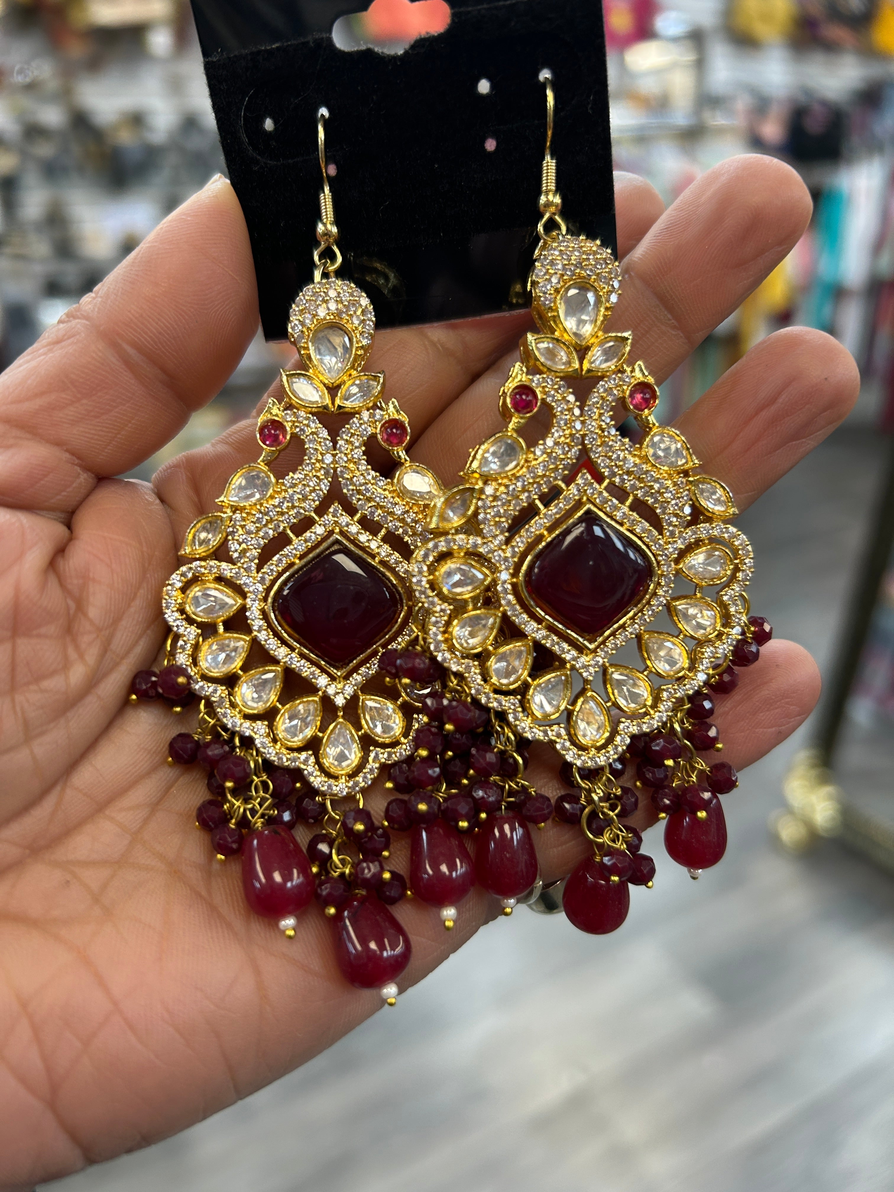 Kundan earrings