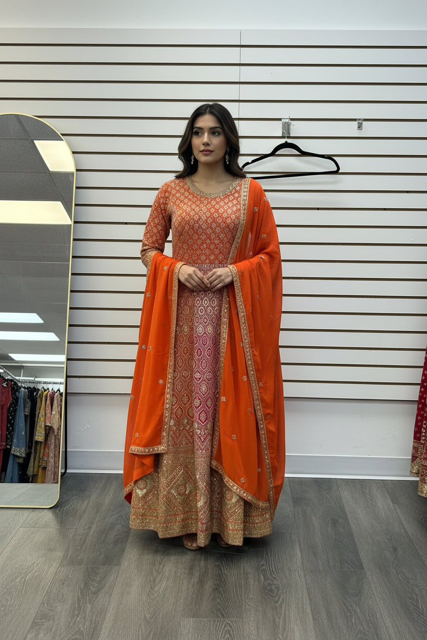 Wedding collection: Rutba : heavy Anarkali suits