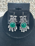 Oxidized ear rings