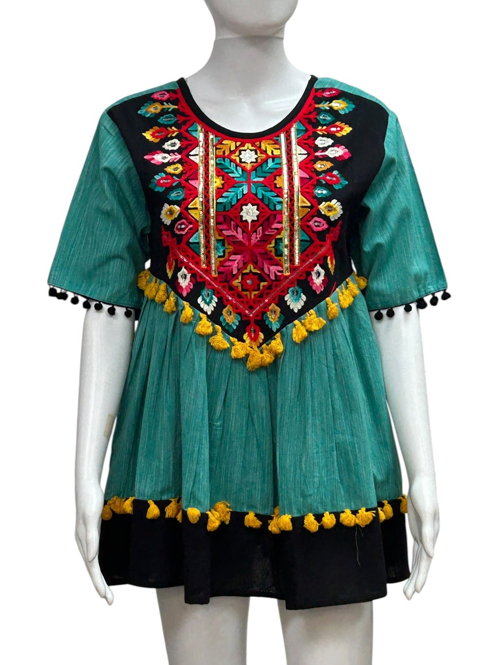 Cotton short kurti : peplum top