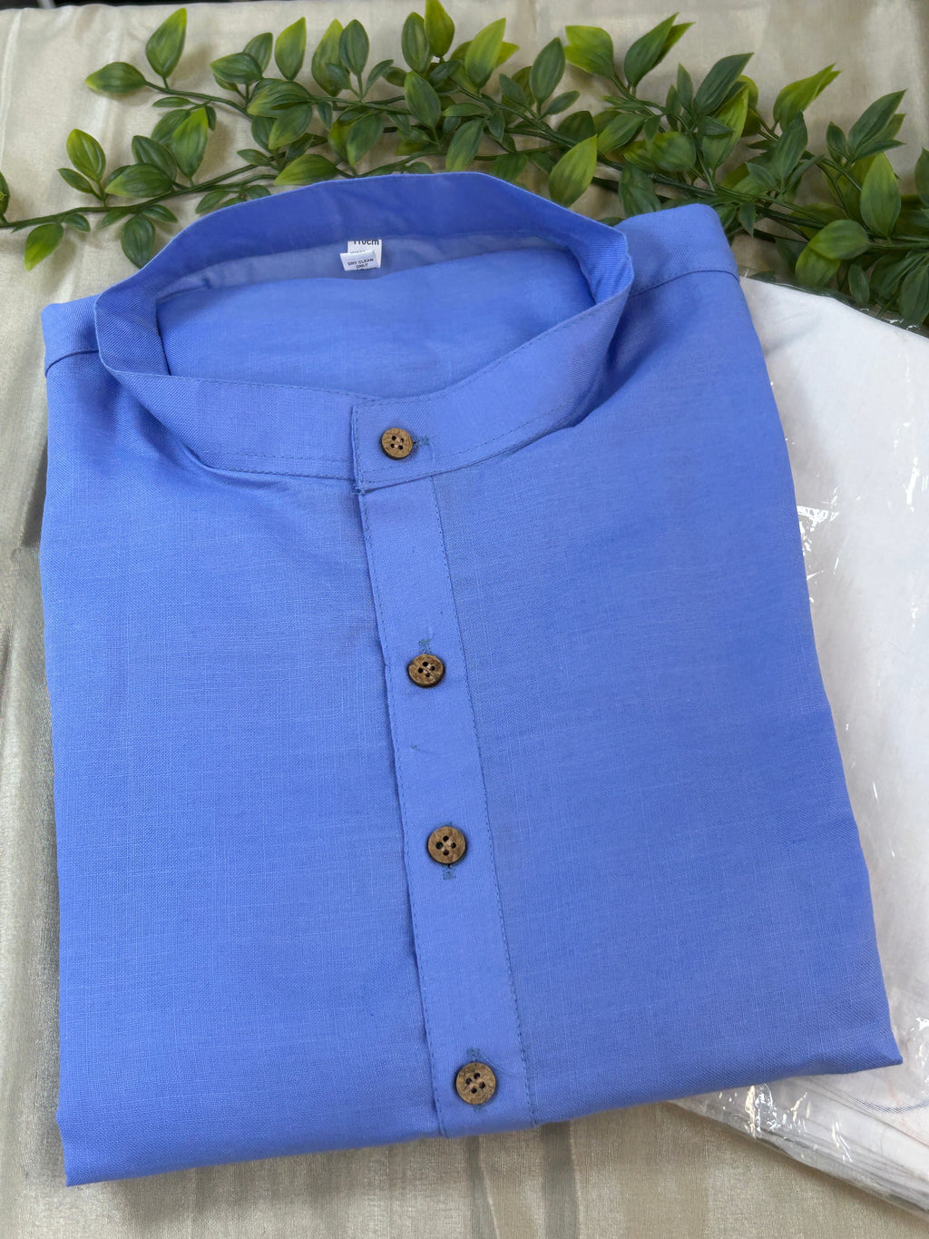 Light purple cotton kurta pajama
