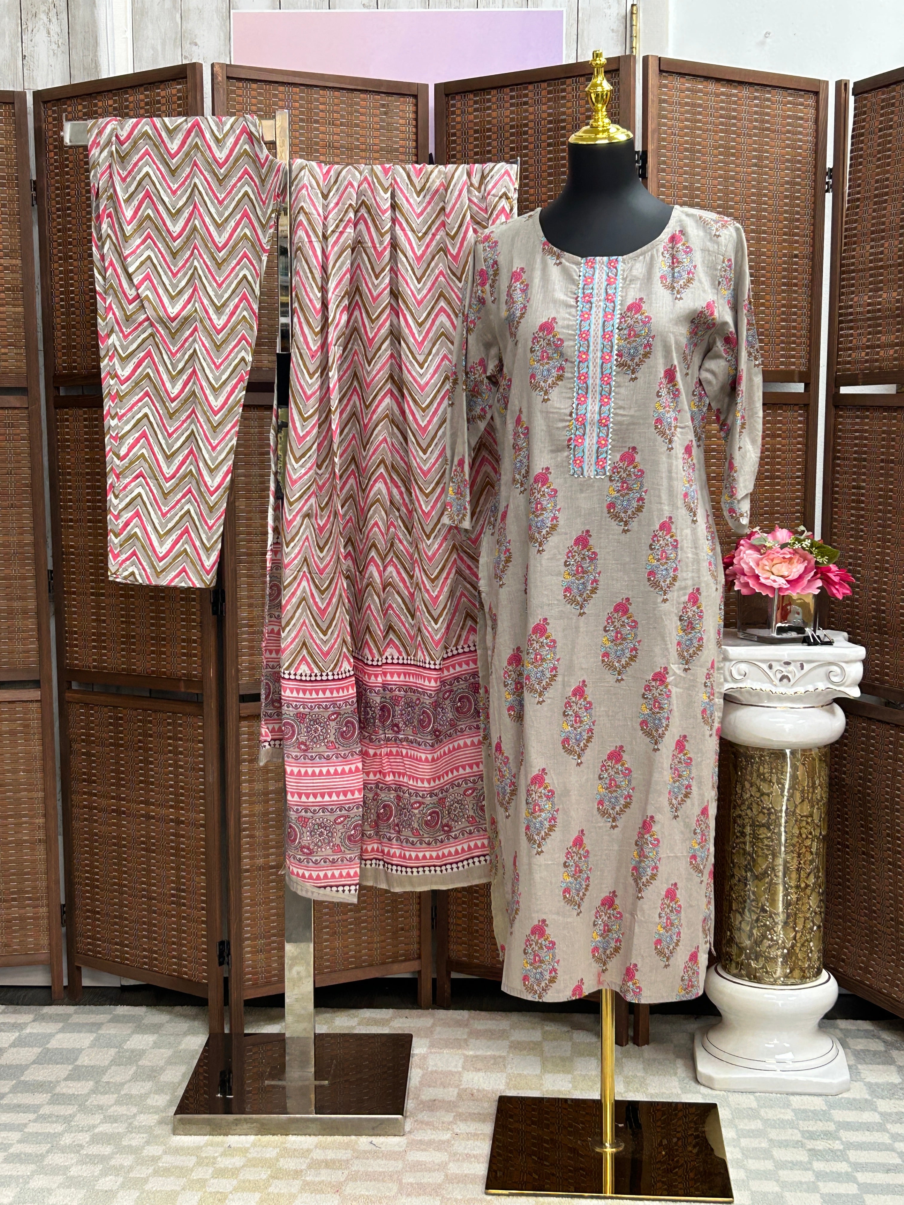 Cotton salwar suit