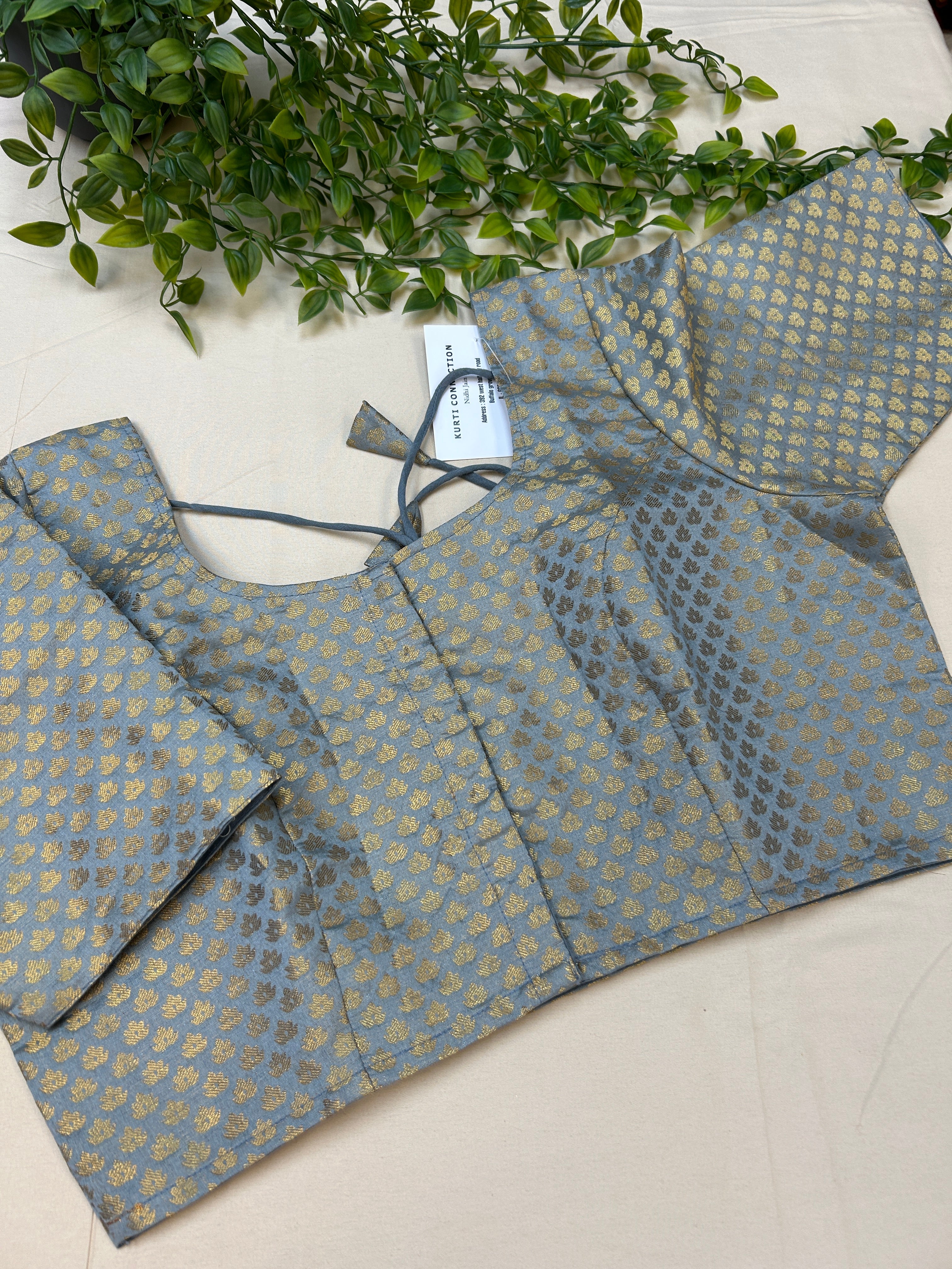 Grey Gold plus size blouse