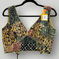 Printed cotton blouse