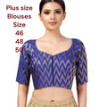 Royal blue blouse : plus size blouse