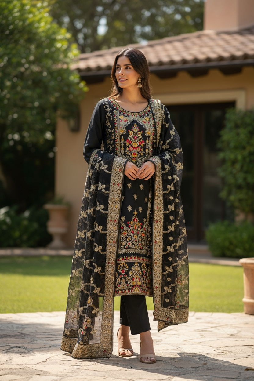 Banarasi kurti set