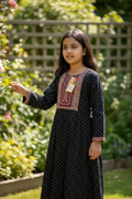 Rayon black Kurti for girls