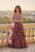 Heavy party wear gown | indo western gown