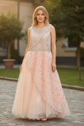 Peach gowns