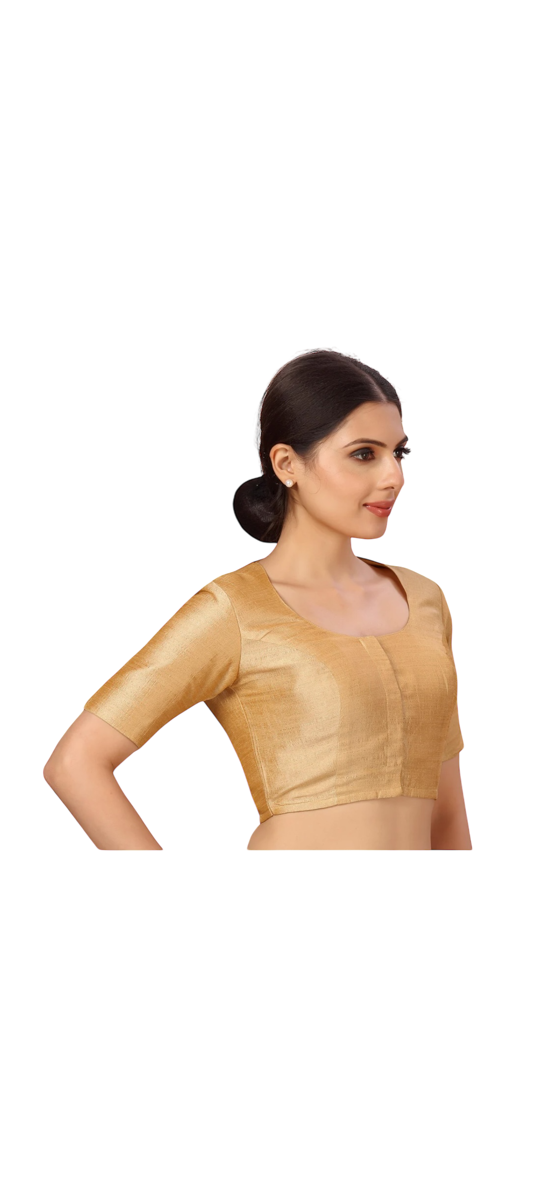 Antique gold blouse