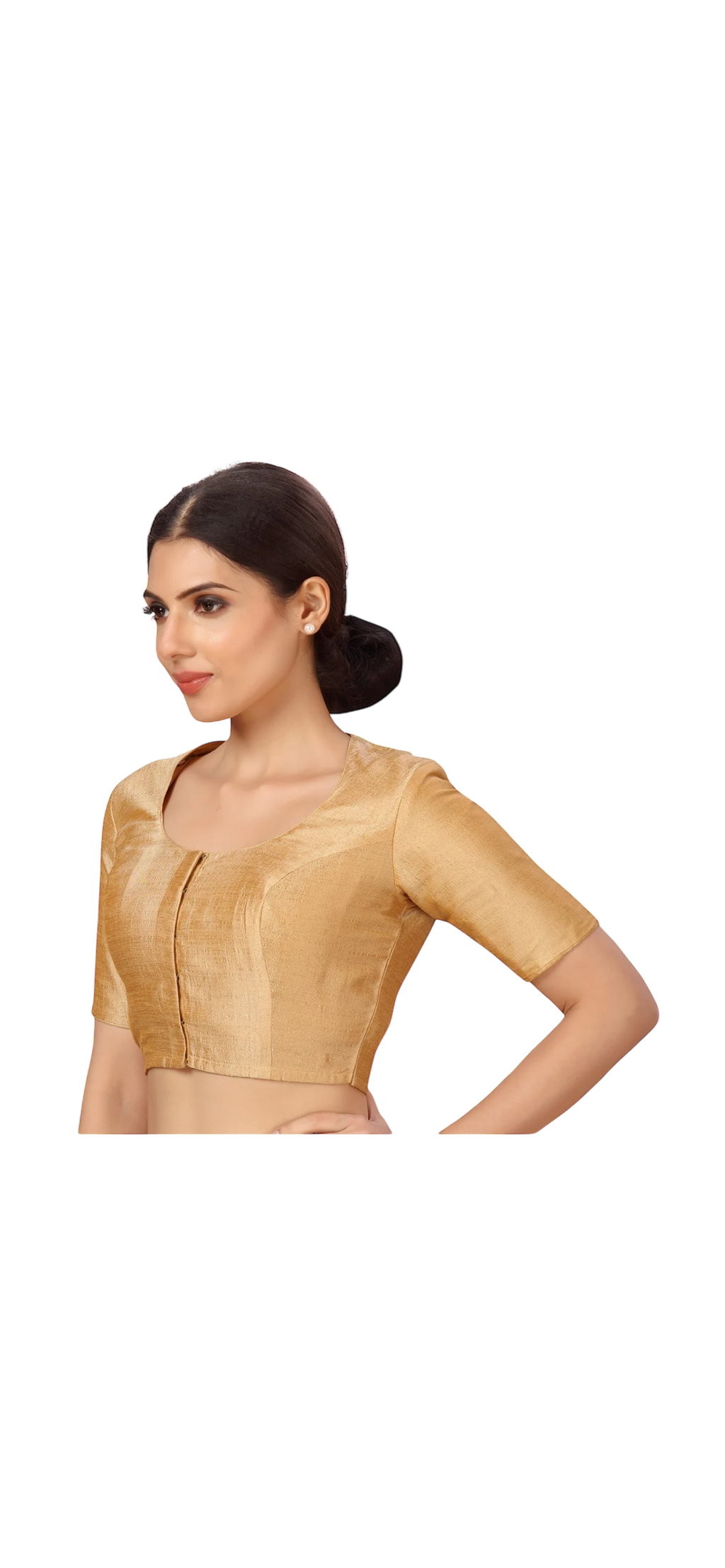 Antique gold blouse