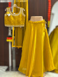 Tissue organza lehenga Choli