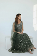 Indo western long gown