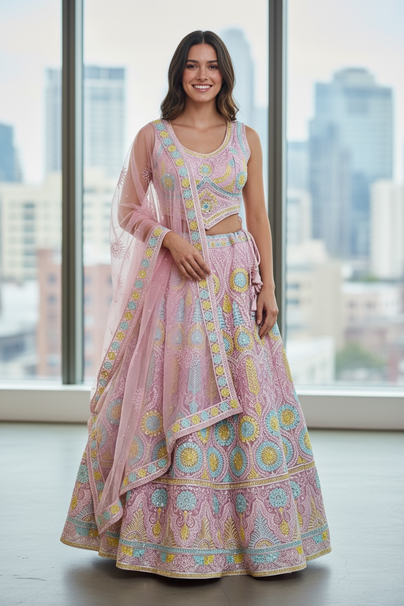 Heavy work lehenga Choli set