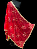 Shimmer silk dupatta