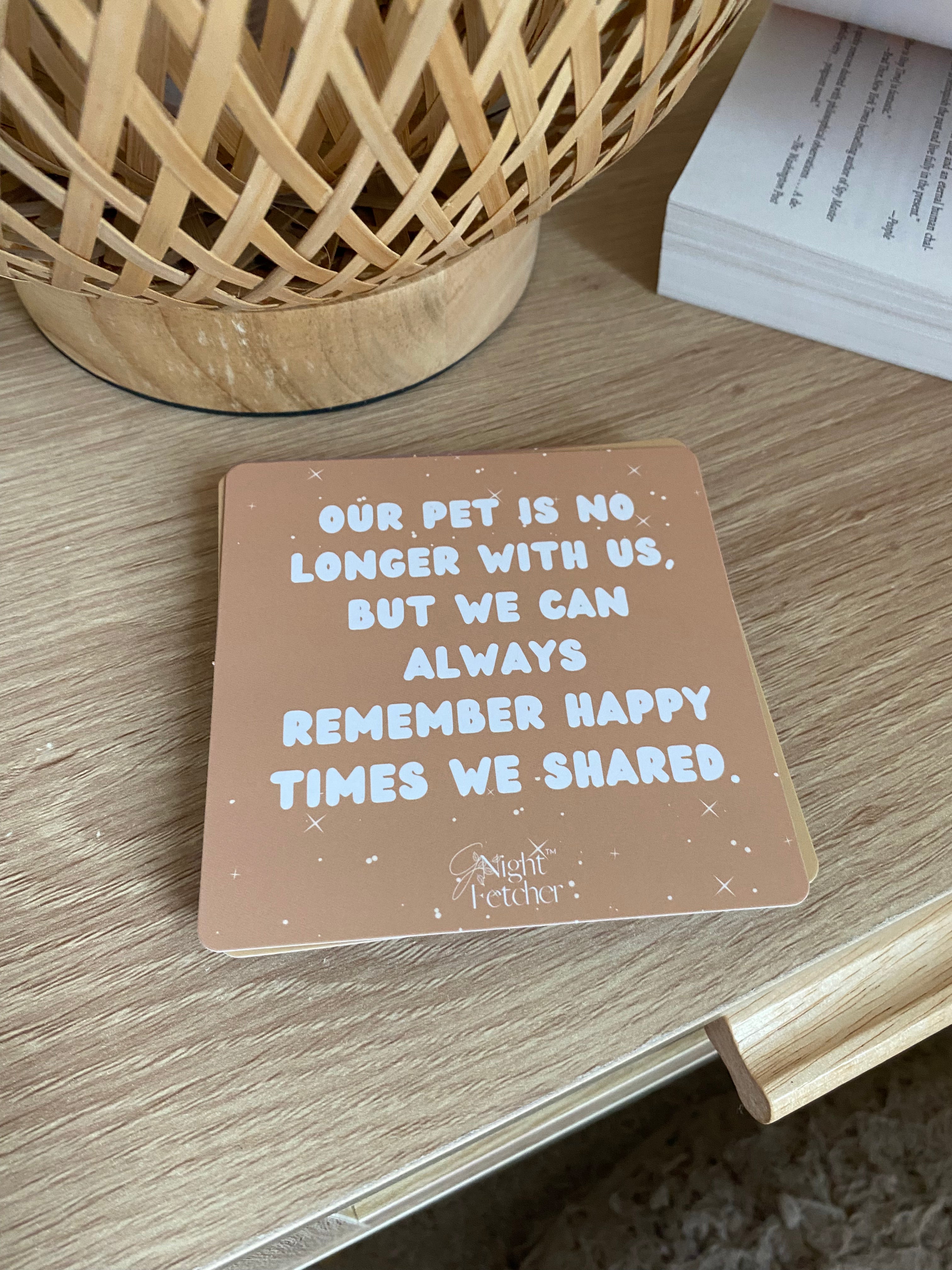 For Kids: Pet Loss Comfort Cards - 51 Affirmations with Prompts