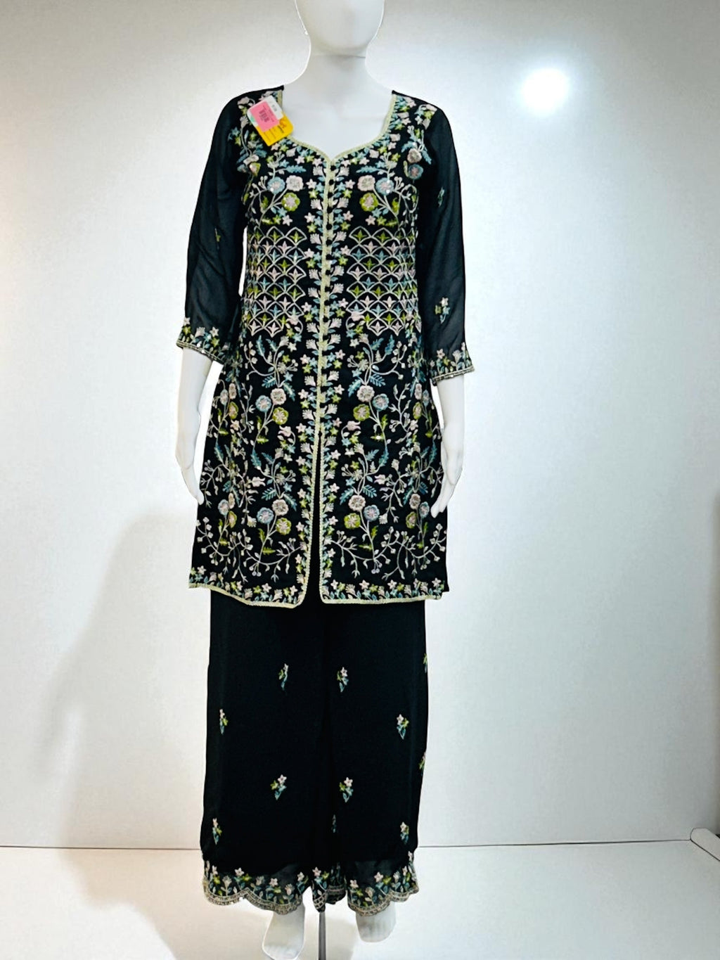 Short kurti with Plazzo set