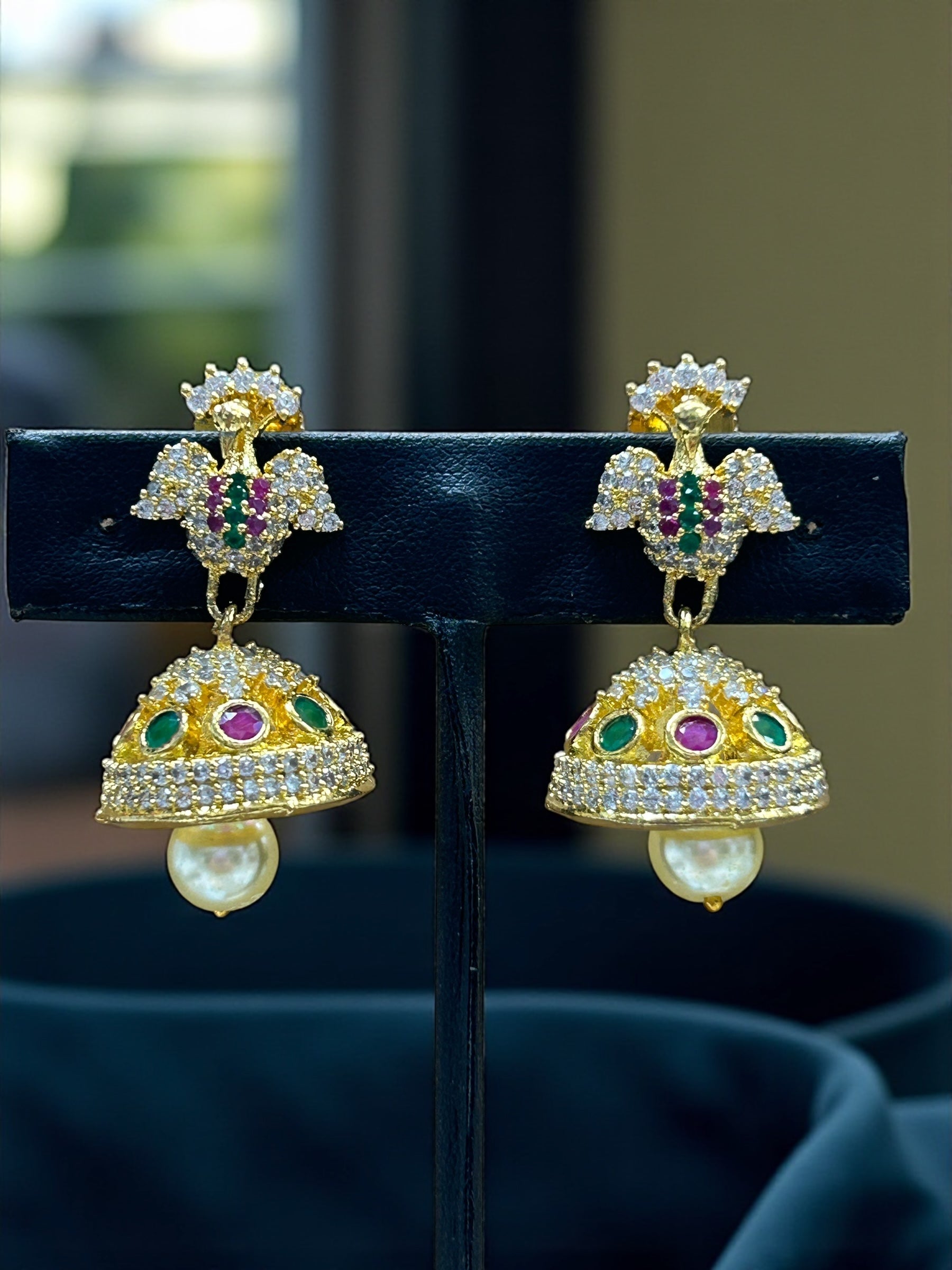 Peacock jhumki
