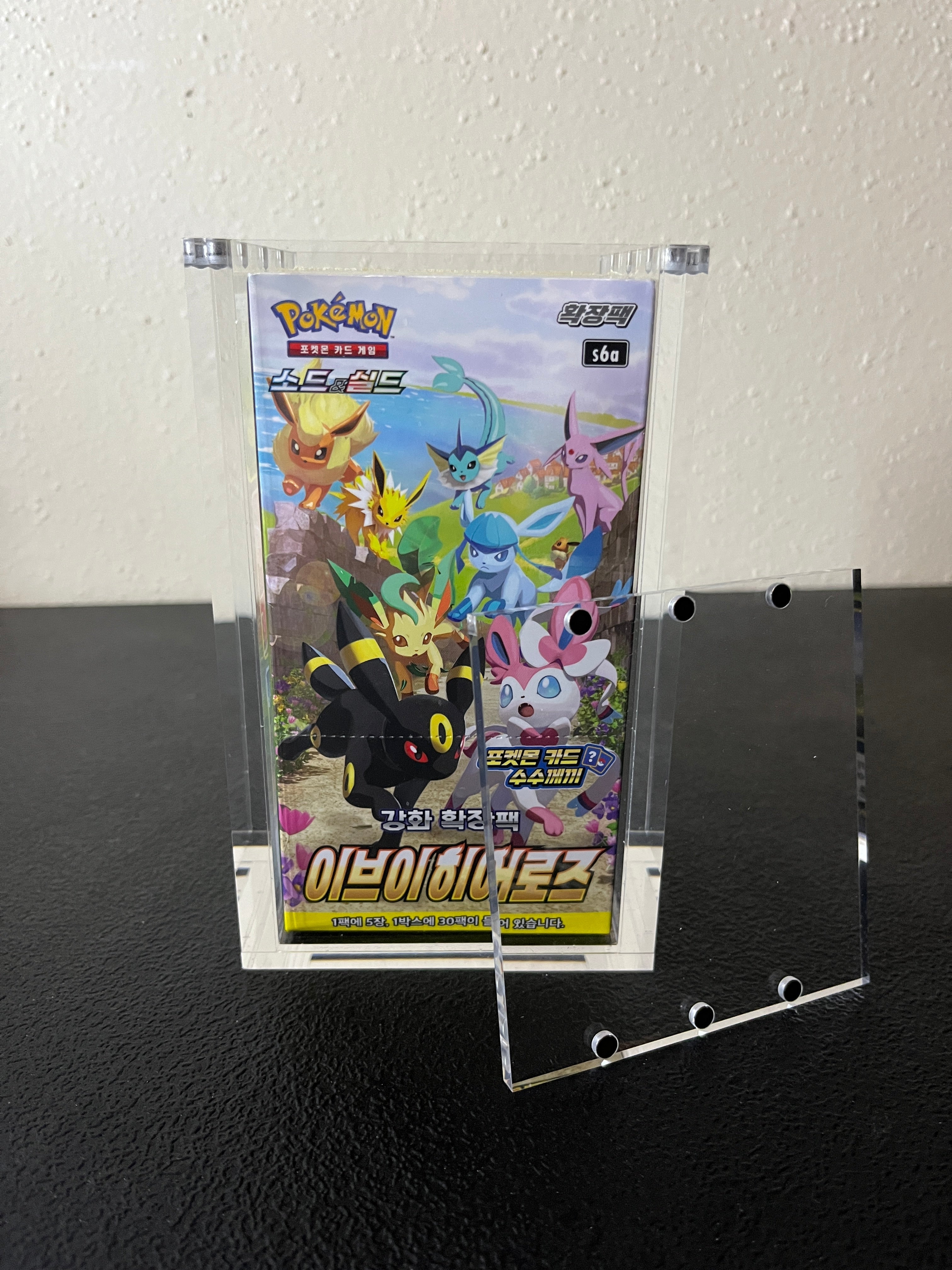 Premium JP OP/DB and KR Pokemon Booster Box Protective Display Acrylic Case Version 2