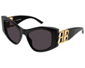 Balenciaga BB0287S-001 Women’s Sunglasses – Recycled Acetate, 55mm