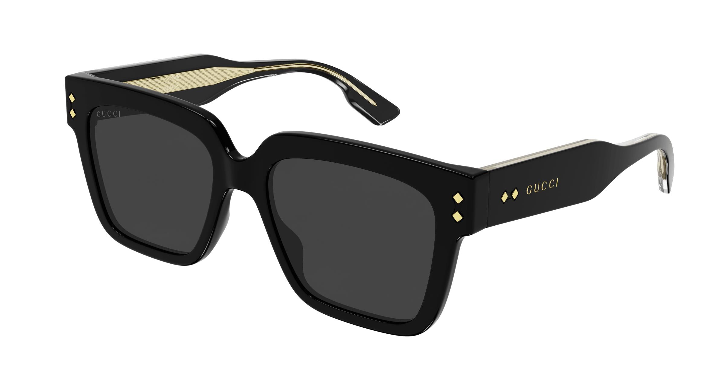 Gucci GG1084S‑001  54 Men’s Sunglasses | Black Acetate Metal Frame | Authentic Luxury (UPC 889652378497)