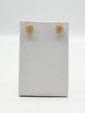 Peach Moonstone Stud