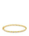 Round and Metal Alternating Bangle